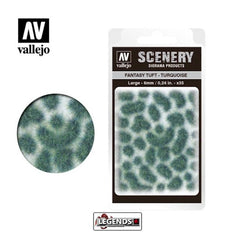 VALLEJO - SCENERY -  FANTASY TUFT - TURQUOISE - MEDIUM    -  SC432