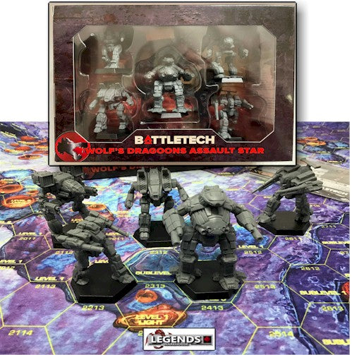 BATTLETECH - Miniature Force Pack -  WOLF'S DRAGOONS ASSAULT STAR   (2022)