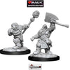 MTG - UNPAINTED MINIATURES:   DWARF FIGHTER/CLERIC     #WZK90276
