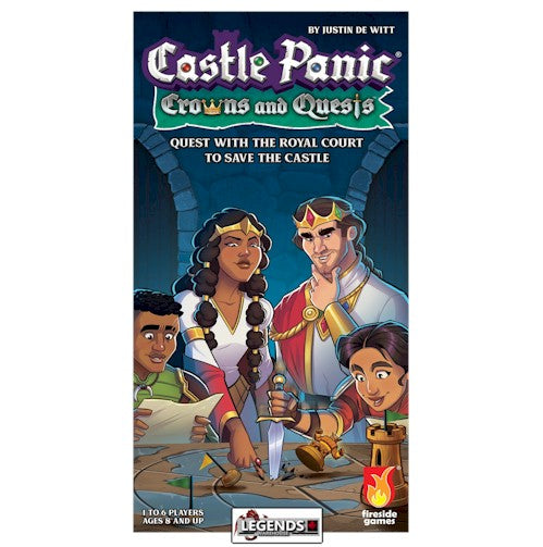CASTLE PANIC - CROWNS AND QUESTS  EXPANSION    (2ND EDITION)   (2022)