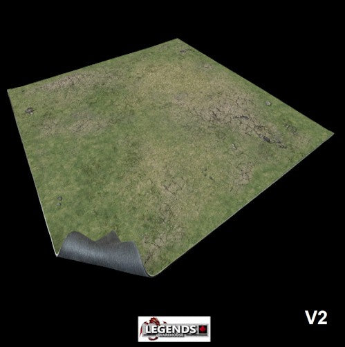 BATTLE SYSTEMS - GAME MATS    -  GRASSY FIELDS  (2'X2')  VERSION #2    #BSTXX006