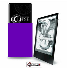 ULTRA PRO - DECK SLEEVES - Eclipse Matte Standard Deck Protector Sleeves  ROYAL PURPLE  (100 ct.)