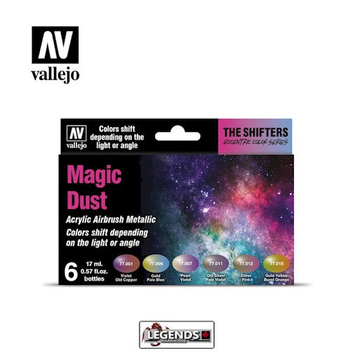 VALLEJO - MAGIC DUST - PAINT SET   77.090