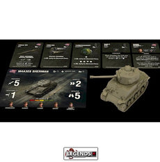 WORLD OF TANKS:  MINIATURES GAME - AMERICAN (M4A3E8 SHERMAN)   TANK (1)