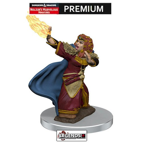 DUNGEONS & DRAGONS -  Premium Painted Figure:  FEMALE DWARF WIZARD  #WZK93056