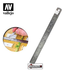 VALLEJO HOBBY TOOLS - STEEL RULER  (150MM)  #T05003