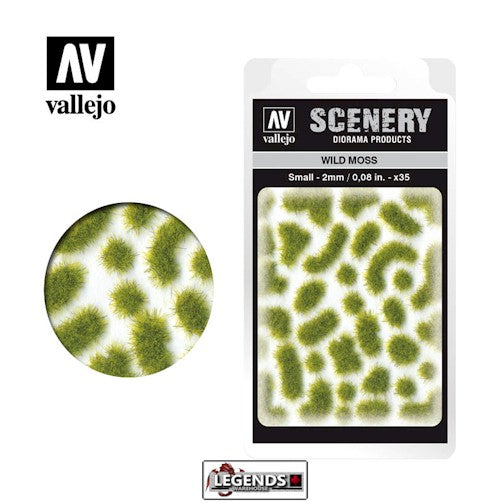 VALLEJO - SCENERY - Wild Dark Moss  -  SC402