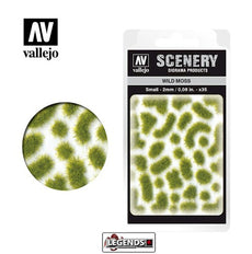 VALLEJO - SCENERY - Wild Dark Moss  -  SC402