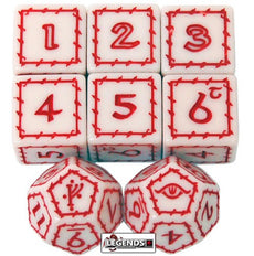THE ONE RING - WHITE DICE SET