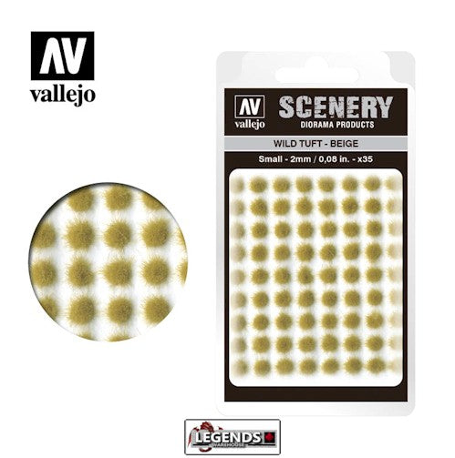 VALLEJO - SCENERY -  Wild Tuft Beige, Small  - SC403