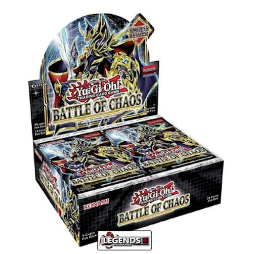 YUGI-OH  - YU-GI-OH BATTLE OF CHAOS   (1ST EDITION)  BOOSTER BOX
