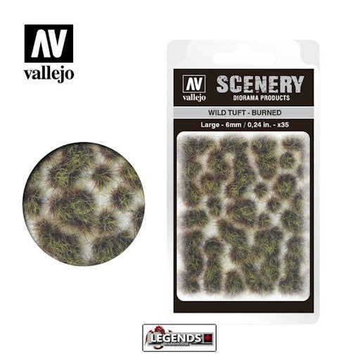 VALLEJO - SCENERY - Wild Tuft – Burned  -  SC414
