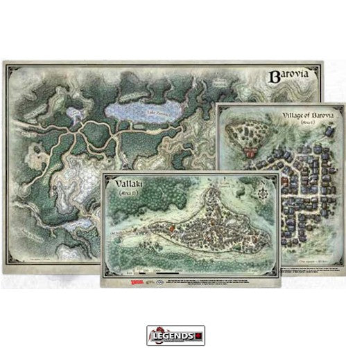 DUNGEONS & DRAGONS - 5th Edition RPG:  CURSE OF STRAHD - MAP SET