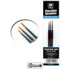 VALLEJO - PAINT BRUSHES - SYNTHETIC BRUSH PAINTER SET  (3 - BRUSHES)  P54.999