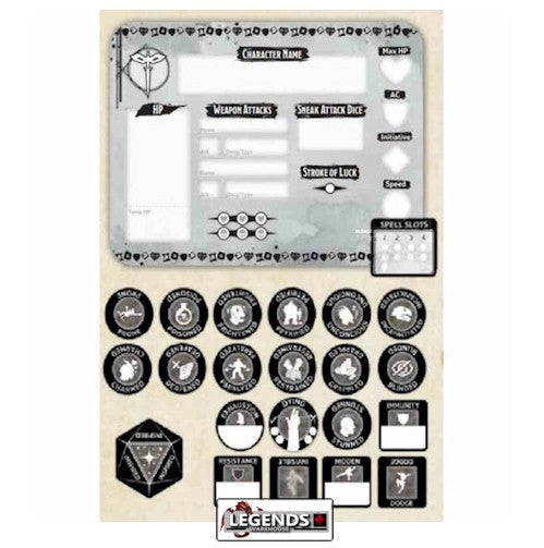 DUNGEONS & DRAGONS - TOKEN SET - ROGUE