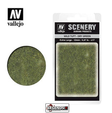 VALLEJO - SCENERY - WILD TUFT - DRY GREEN (XL)  -  SC424
