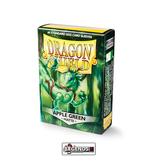 DRAGON SHIELD DECK SLEEVES - Dragon Shield • Matte Apple Green  (60CT)