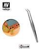 VALLEJO HOBBY TOOLS - STRONG CURVED STEEL TWEEZERS 175MM    #T12009