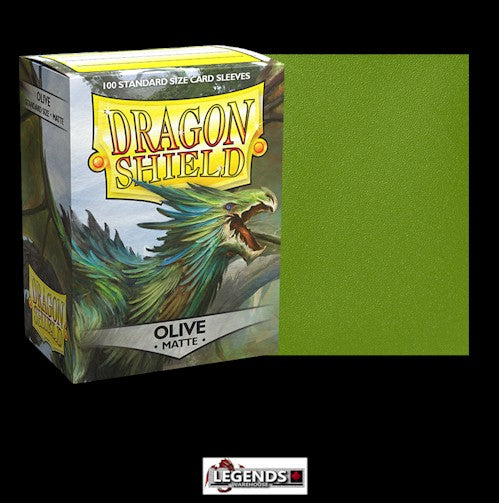 DRAGON SHIELD DECK SLEEVES - Dragon Shield • Matte  OLIVE