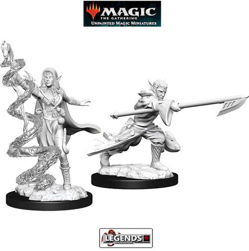 MTG - UNPAINTED MINIATURES - Joraga Warcaller & Joraga Treespeaker (Elves)  #90181