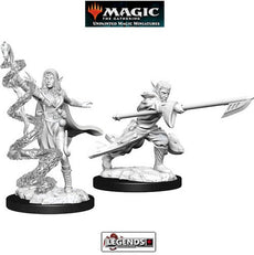 MTG - UNPAINTED MINIATURES - Joraga Warcaller & Joraga Treespeaker (Elves)  #90181