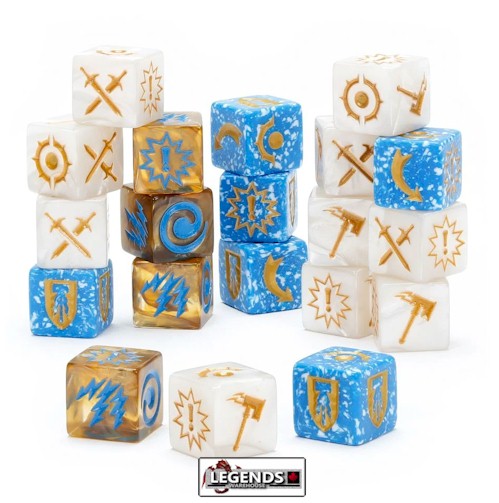 Warhammer Underworlds:  DIRECHASM - Grand Alliance Order Dice Pack