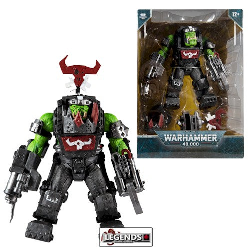 McFARLANE - WARHAMMER 40K -  ORK MEGANOB with SHOOTA   -  MEGA FIGURE