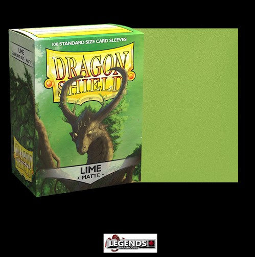 DRAGON SHIELD DECK SLEEVES - Dragon Shield • Matte  LIME