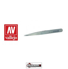VALLEJO HOBBY TOOLS - Tools #3 Stainless Steel Tweezers   #T12003