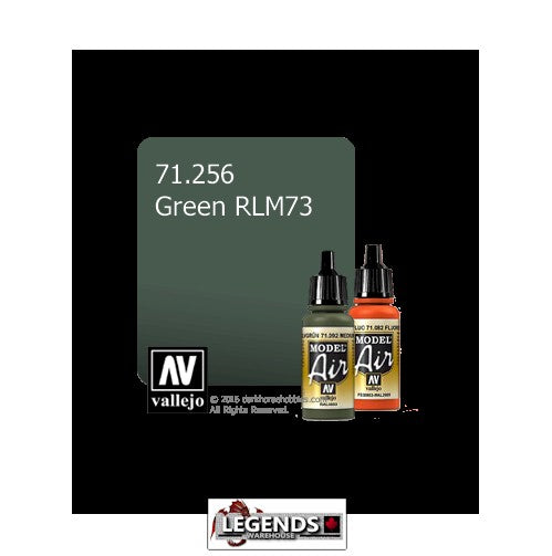VALLEJO MODEL AIR:  :  Green RLM73    (17ml)  VAL 71.256