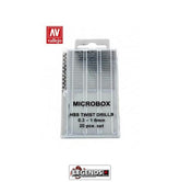 VALLEJO HOBBY TOOLS - Vallejo Tools Microbox Drill Set (20) T01001