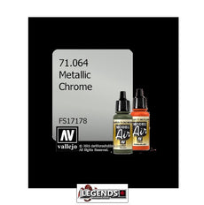VALLEJO MODEL AIR:  :  Chrome (Metallic)  (17ml)  VAL 71.064