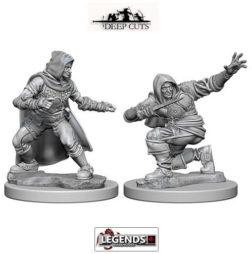 Deep Cuts - Unpainted Miniatures: Human Male Rogue (2)  #WZK72602