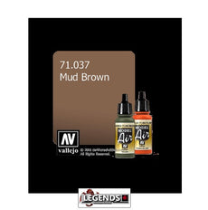 VALLEJO MODEL AIR:  :  Mud Brown  (17ml)  VAL 71.037