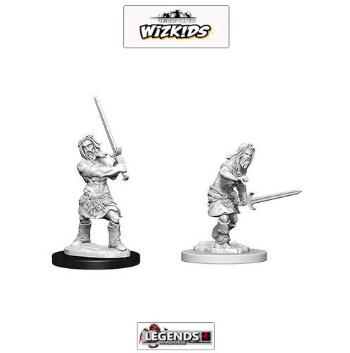 Deep Cuts - Unpainted Miniatures: Male Human Barbarians (2) #WZK73413