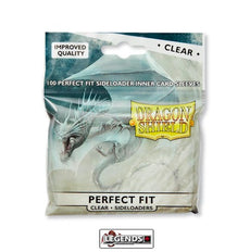 DRAGON SHIELD DECK SLEEVES - PERFECT FIT - SIDELOADER CLEAR  100CT