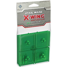 STAR WARS - X-WING - Base & Peg Set (Green)