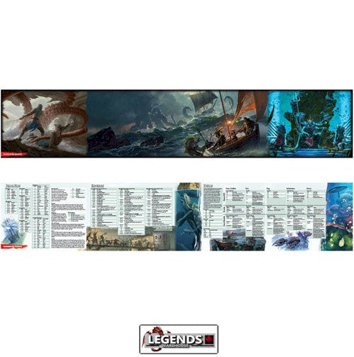 DUNGEONS & DRAGONS - 5th Edition RPG: OF SHIPS AND THE SEA - DM SCREEN