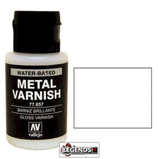 Vallejo Metal Color: Gloss Metal Varnish    Product #VAL 77657