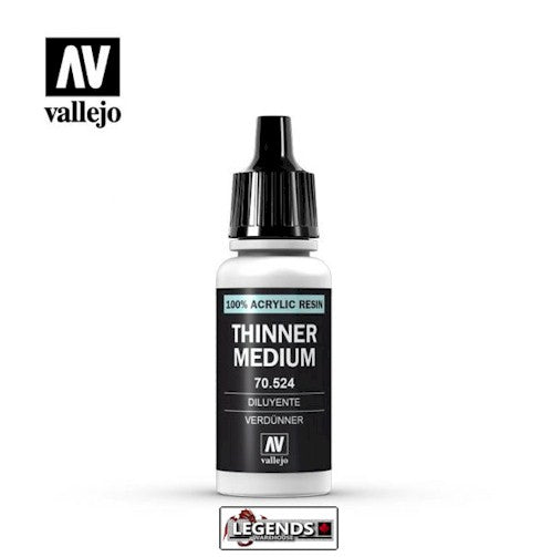 VALLEJO - THINNER MEDIUM -  70.524 17ml