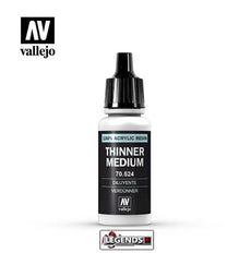 VALLEJO - THINNER MEDIUM -  70.524 17ml