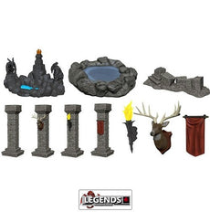 WizKids Miniatures: Fantasy Terrain - Painted Pools & Pillars (Set 1)