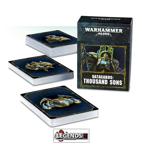WARHAMMER 40K - DATACARDS - THOUSAND SONS