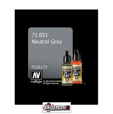 VALLEJO MODEL AIR:  :  Neutral Grey  (17ml)  VAL 71.051