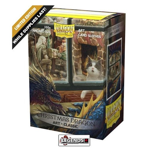 DRAGON SHIELD DECK SLEEVES  • CHRISTMAS DRAGON 2019 LIMITED EDITION - MATTE ART SLEEVES