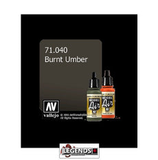 VALLEJO MODEL AIR:  :   Burnt Umber  (17ml)  VAL 71.040