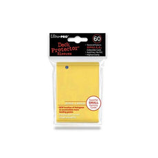 ULTRA PRO - DECK SLEEVES - (60ct) Small Card Deck Protectors YELLOW