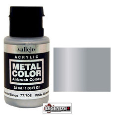 Vallejo Metal Color: White Aluminium    Product  77.706