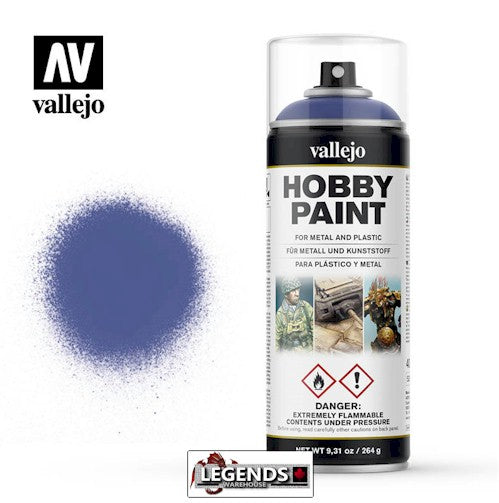 VALLEJO SPRAY PAINT - 400mL  Ultramarine Blue 28.017 *IN-STORE ONLY*
