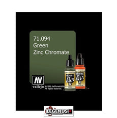 VALLEJO MODEL AIR:  :  Green Zinc Chromate   (17ml)  VAL 71.094